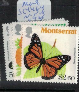 Montserrat Butterfly SC 441-4 MNH (4efj) 