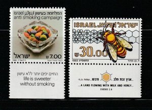 Israel 832-833 With Tabs Sets MNH Various (D)