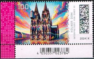 Germany 2024,Sc.# MNH, historical buildings. Cologne Cathedral, Mi.#3832