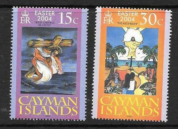 CAYMAN ISLANDS SG1045/6 2004 EASTER MNH