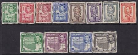 Somaliland Protectorate 1938 SC 84-95 NH Set