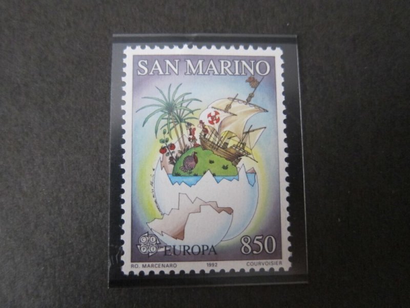 San Marino 1992 Sc 1265 Bird set MNH