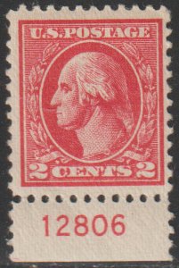 MALACK 528B VF OG Hr, plate number, Rich color! c1792