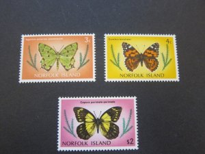 Norfolk Island 1977 Sc 203-4,217 MNH