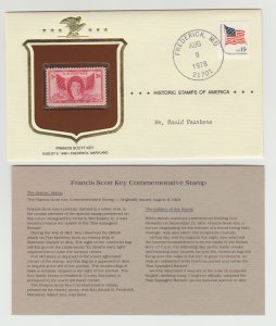 962 Francis Scott Key w/ Historic Stamps America Commemorative Cover