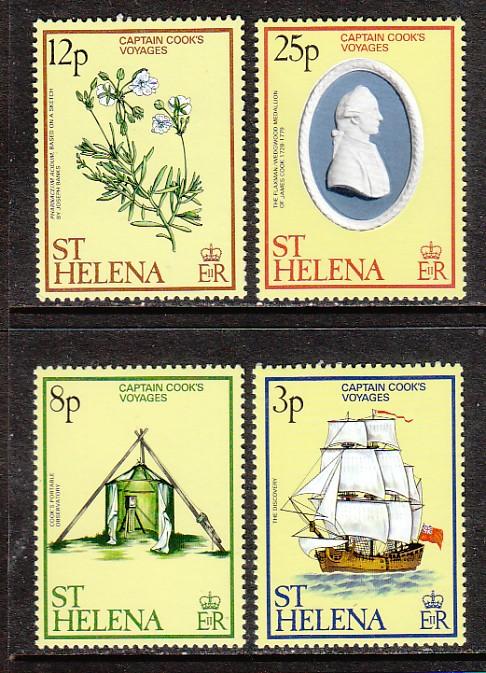 Saint Helena Captain Cook 324-326 MNH  VF