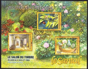 New Caledonia Sandalwood Distillery MS 2004 MNH SG#MS1324