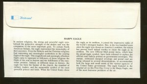 1983 Washington DC - Official Mail Stamp - Harpy Eagle - Fleetwood FDC
