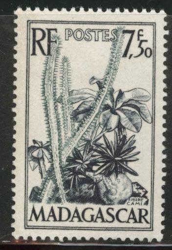 Madagascar Scott 287 MNH**  1954 stamp typical centering