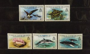 15364   TURCS & CAICOS ISLANDS   MNH # 380, 381, 382, 383, 384     CV$ 8.15