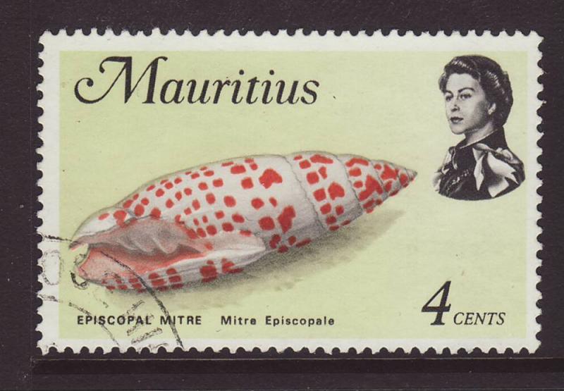 1969 Mauritius 4c Episcopal Mitre F/U