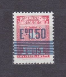 1973 Chile Z8 Overprint - #Z6