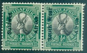 South West Africa #85  Mint  Scott $4.50   Pair