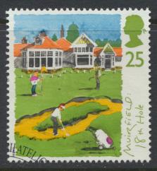 Great Britain  SG 1830 SC# 1568 Used / FU with First Day Cancel - Golf Scotti...