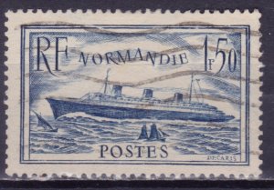 France, 1935, Oceanliner, S.S.Normandie, sc#300, used,++