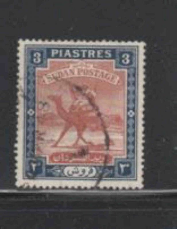 SUDAN #87 1948 3p CAMEL POST F-VF USED b