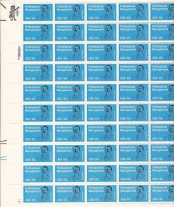 US Stamp - 1981 Professional Management - 50 Stamp Sheet - Scott #1920