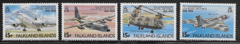 Falkland Islands Scott #'s 573 - 576 MNH