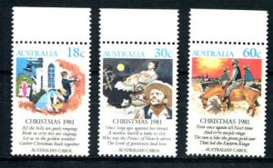 Australia   #811-3        Mint  Never Hinged    