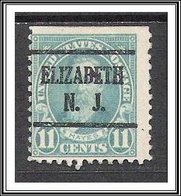 US Precancel #563 Elizabeth NJ Used