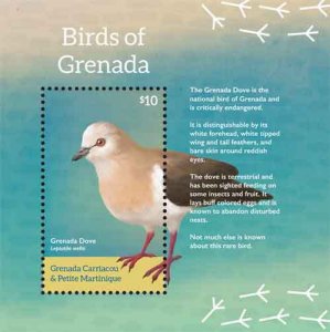 Grenadines 2015 - Birds - Souvenir Stamp Sheet - Scott #2938 - MNH