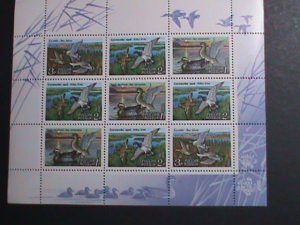 RUSSIA-1992-SC#6092A  LOVELY BEAUTIFUL DUCKS MNH SHEET  WE SHIP TO WORLD WIDE