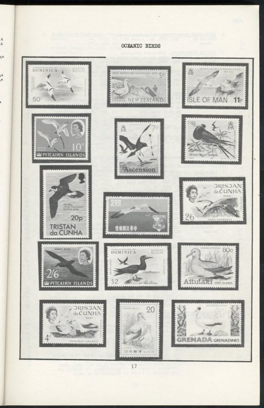 CATALOGUES Thematics Birds of the World in Philately 252pgs pub 1984.