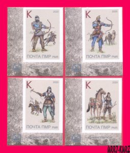 TRANSNISTRIA 2020 06.30 Art Paintings History Soldier Warrior Archer Rider 4v NH