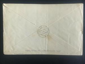 1940 Luxembourg Germany Registered stamp set Cover Overpinted