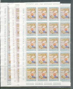 VATICAN 1961 Christmas Religion Blocks MNH 60 Stamps AG 2922