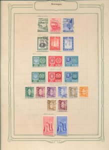 Norway 1940s/70s Used MH MNH Collection (Apx 370+ Items) EP526