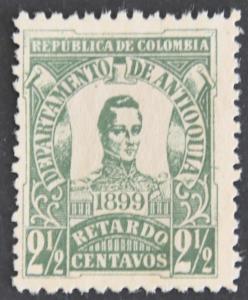DYNAMITE Stamps: Colombia Antioquia Scott #I1  UNUSED