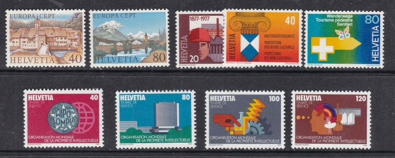 SWITZERLAND  ^^^x3  OLDER   MNH sets    $$@lar1731swiss1