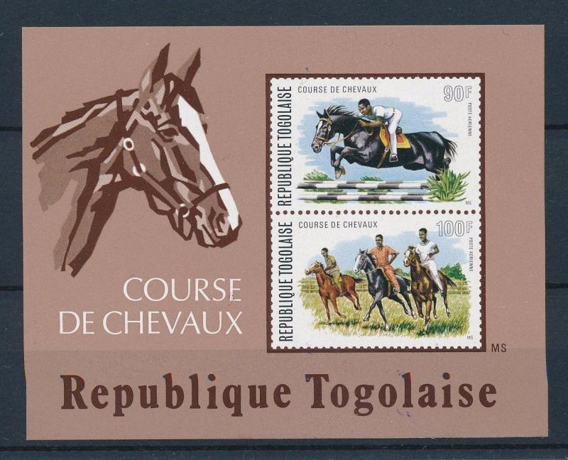 [26922] Togo 1974 Animals Horses MNH Sheet