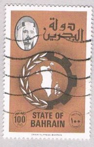 Bahrain 232 Used Map 1 1976 (BP5227)