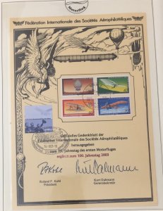 Liberia Guyana Gambia Germany Aviation MNH Used Cards Sheets on 30 Pages ZK43