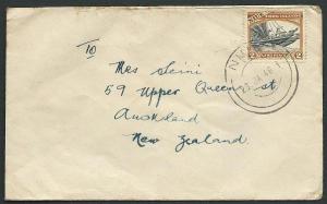 NIUE 1948 2d rate commercial cover to New Zealand..........................41228