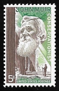 1245 5 cents John Muir,Naturalist (1964) Stamp Mint OG NH Fine