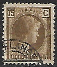 Luxembourg # 175 - Grand Duchesse Charlotte - 75ct - used...(KlGr)