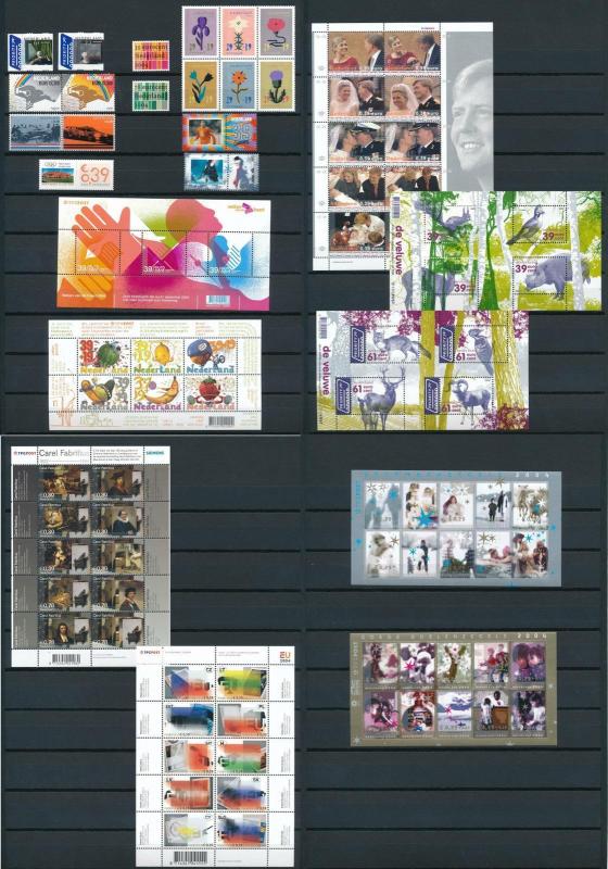 Netherlands Niederlande 2004 Year Set Complete incl. Miniature Sheets MNH