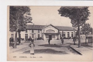 France Corbeil - La Gare Picture UNUSED Stamps Post Card Ref 32150