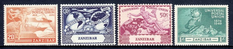 Zanzibar - Scott #226-229 - MNH - Some light gum toning - SCV $6.25