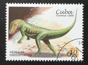 CUBA Sc# 3988 DINOSAURS prehistoric ORNITHOSUCHUS  10c  1999 used cto