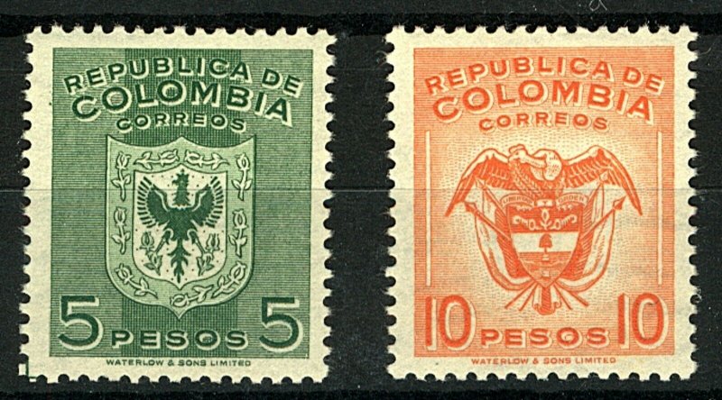 Colombia 1950 Arms Of Bocata SG733/4  cv£20 (2v) Unmounted Mint Stamps