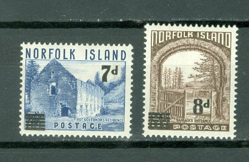 NORFOLK LANDSCAPE  #21-22...SET...MNH...$3.00