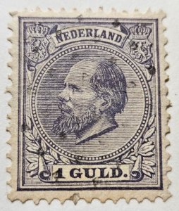 Stamp Europe Netherlands Series of 1872-88 King WIlliam III A5 #32 used