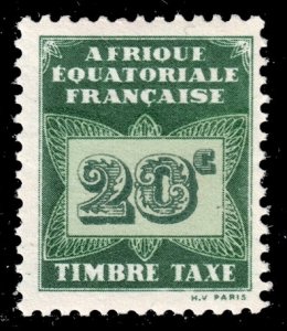 French Equatorial Africa #J3  MNH - 20c Postage Due (1937)