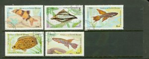 Guinea Bissau Fishes , 5 stamps