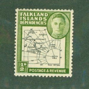 FALKLAND ISLANDS 1L1 MNH BIN $1.10