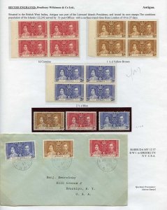 Antigua 1937 Coronation Page